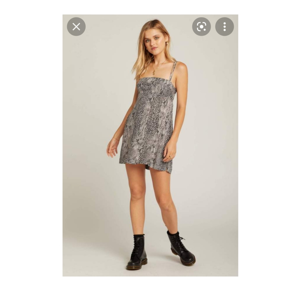Free People wild child snake print dress
